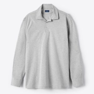 The Italian Easy Care Long Sleeve Polo Shirt